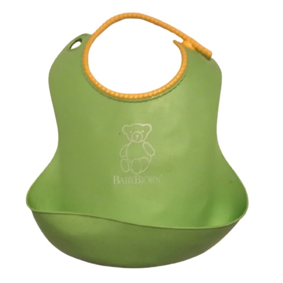 Baby Bjorn plastic BIB Green - Picture 1 of 4